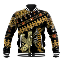 Assyrian New Year Baseball Jacket Akitu 6774 Kha B Nissan - Wonder Print Shop