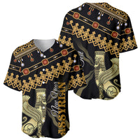 Assyrian New Year Baseball Jersey Akitu 6774 Kha B Nissan - Wonder Print Shop