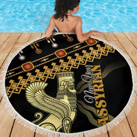 Assyrian New Year Beach Blanket Akitu 6774 Kha B Nissan - Wonder Print Shop