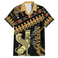 Assyrian New Year Family Matching Off Shoulder Maxi Dress and Hawaiian Shirt Akitu 6774 Kha B Nissan - Wonder Print Shop