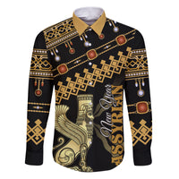 Assyrian New Year Family Matching Puletasi and Hawaiian Shirt Akitu 6774 Kha B Nissan - Wonder Print Shop