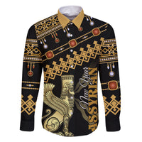 Assyrian New Year Family Matching Short Sleeve Bodycon Dress and Hawaiian Shirt Akitu 6774 Kha B Nissan - Wonder Print Shop