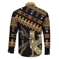 Assyrian New Year Family Matching Tank Maxi Dress and Hawaiian Shirt Akitu 6774 Kha B Nissan - Wonder Print Shop