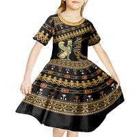 Assyrian New Year Kid Short Sleeve Dress Akitu 6774 Kha B Nissan - Wonder Print Shop