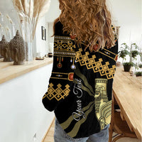 Assyrian New Year Women Casual Shirt Akitu 6774 Kha B Nissan - Wonder Print Shop