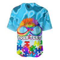 World Autism Awareness Day 2024 Baseball Jersey In A World Where You Can Be Anything Be Kind - Wonder Print Shop