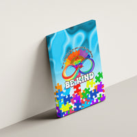 World Autism Awareness Day 2024 Canvas Wall Art In A World Where You Can Be Anything Be Kind - Wonder Print Shop