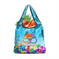World Autism Awareness Day 2024 Grocery Bag In A World Where You Can Be Anything Be Kind