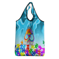World Autism Awareness Day 2024 Grocery Bag In A World Where You Can Be Anything Be Kind