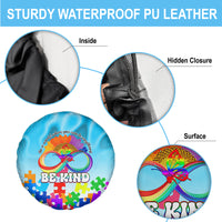 World Autism Awareness Day 2024 Spare Tire Cover In A World Where You Can Be Anything Be Kind - Wonder Print Shop