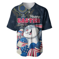 American Easter Day 2024 Baseball Jersey Bunny With US Easter Eggs - Wonder Print Shop