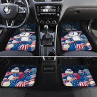 American Easter Day 2024 Car Mats Bunny With US Easter Eggs - Wonder Print Shop