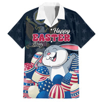 American Easter Day 2024 Family Matching Off Shoulder Maxi Dress and Hawaiian Shirt Bunny With US Easter Eggs - Wonder Print Shop