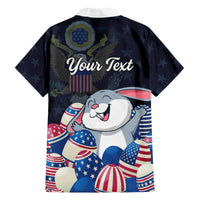 American Easter Day 2024 Family Matching Puletasi and Hawaiian Shirt Bunny With US Easter Eggs - Wonder Print Shop