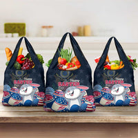 American Easter Day 2024 Grocery Bag Bunny With US Easter Eggs
