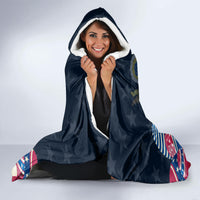 American Easter Day 2024 Hooded Blanket Bunny With US Easter Eggs