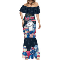 American Easter Day 2024 Mermaid Dress Bunny With US Easter Eggs - Wonder Print Shop