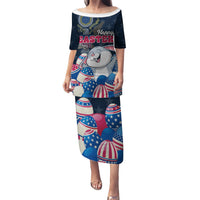 American Easter Day 2024 Puletasi Bunny With US Easter Eggs - Wonder Print Shop