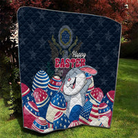 American Easter Day 2024 Quilt Bunny With US Easter Eggs - Wonder Print Shop