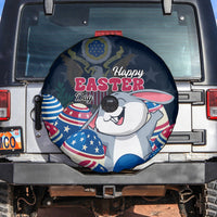 American Easter Day 2024 Spare Tire Cover Bunny With US Easter Eggs - Wonder Print Shop