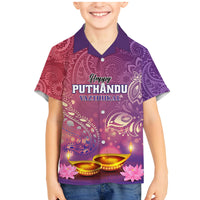 Puthandu Vazthukal 2024 Family Matching Mermaid Dress and Hawaiian Shirt Happy Tamil New Year - Wonder Print Shop