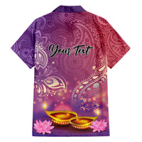 Puthandu Vazthukal 2024 Family Matching Off Shoulder Short Dress and Hawaiian Shirt Happy Tamil New Year - Wonder Print Shop