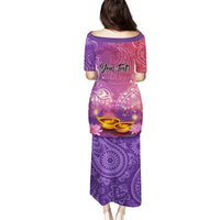 Puthandu Vazthukal 2024 Family Matching Puletasi and Hawaiian Shirt Happy Tamil New Year - Wonder Print Shop