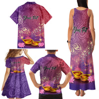 Puthandu Vazthukal 2024 Family Matching Tank Maxi Dress and Hawaiian Shirt Happy Tamil New Year - Wonder Print Shop