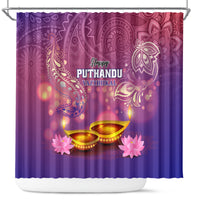 Puthandu Vazthukal 2024 Shower Curtain Happy Tamil New Year