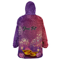 Puthandu Vazthukal 2024 Wearable Blanket Hoodie Happy Tamil New Year - Wonder Print Shop