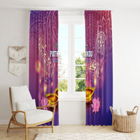 Puthandu Vazthukal 2024 Window Curtain Happy Tamil New Year - Wonder Print Shop