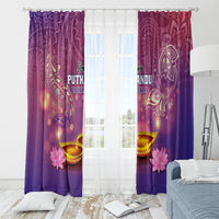 Puthandu Vazthukal 2024 Window Curtain Happy Tamil New Year - Wonder Print Shop