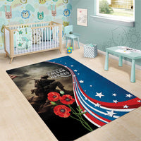 US Memorial Day 2025 Area Rug Remembering Our Fallen Heroes
