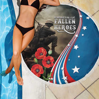 US Memorial Day 2025 Beach Blanket Remembering Our Fallen Heroes