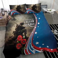 US Memorial Day 2025 Bedding Set Remembering Our Fallen Heroes