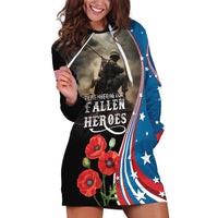 US Memorial Day 2025 Hoodie Dress Remembering Our Fallen Heroes