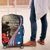 US Memorial Day 2025 Luggage Cover Remembering Our Fallen Heroes