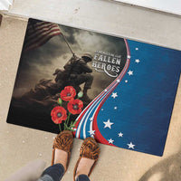 US Memorial Day 2025 Rubber Doormat Remembering Our Fallen Heroes