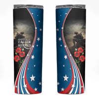 US Memorial Day 2025 Skinny Tumbler Remembering Our Fallen Heroes