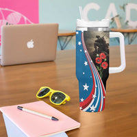US Memorial Day 2025 Tumbler With Handle Remembering Our Fallen Heroes