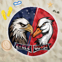 Canada Goose x USA Band Eagle Faced Off Beach Blanket