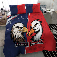 Canada Goose x USA Band Eagle Faced Off Bedding Set