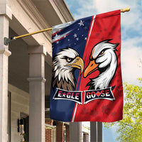 Canada Goose x USA Band Eagle Faced Off Garden Flag