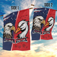 Canada Goose x USA Band Eagle Faced Off Garden Flag