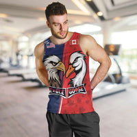 Personalized Canada Goose x USA Band Eagle Faced Off Men Tank Top