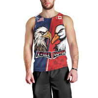 Personalized Canada Goose x USA Band Eagle Faced Off Men Tank Top