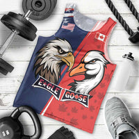 Personalized Canada Goose x USA Band Eagle Faced Off Men Tank Top