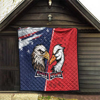 Canada Goose x USA Band Eagle Faced Off Quilt