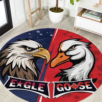 Canada Goose x USA Band Eagle Faced Off Round Carpet