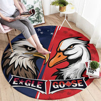 Canada Goose x USA Band Eagle Faced Off Round Carpet